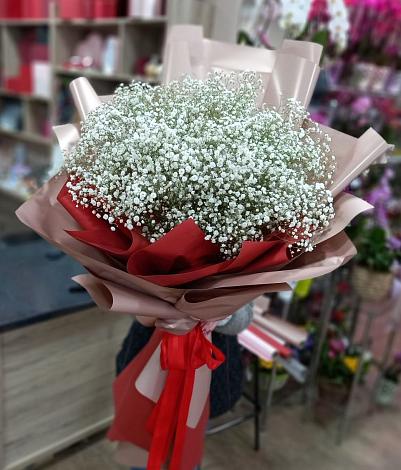 Букет цветов из: Гипсофила в Микуни