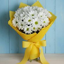 Букет Застенчивые лепестки в Микуни Букет цветов из: Хризантемы в Микуни