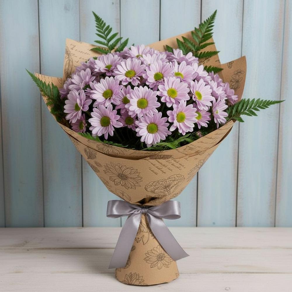 Букет цветов из: Хризантемы в Микуни
