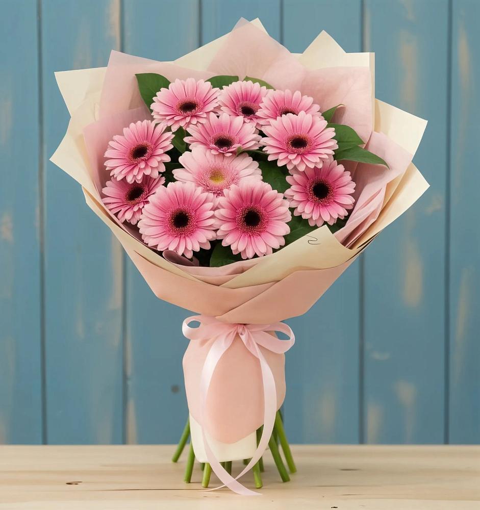 Букет пурпурно-розовый в Микуни Букет цветов из: Герберы в Микуни