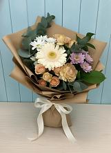 Букет цветов из:  Герберы и Хризантемы в Микуни