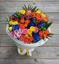 Букет цветов из:  Розы и Хризантемы #REPLACE_PRED# Микуни