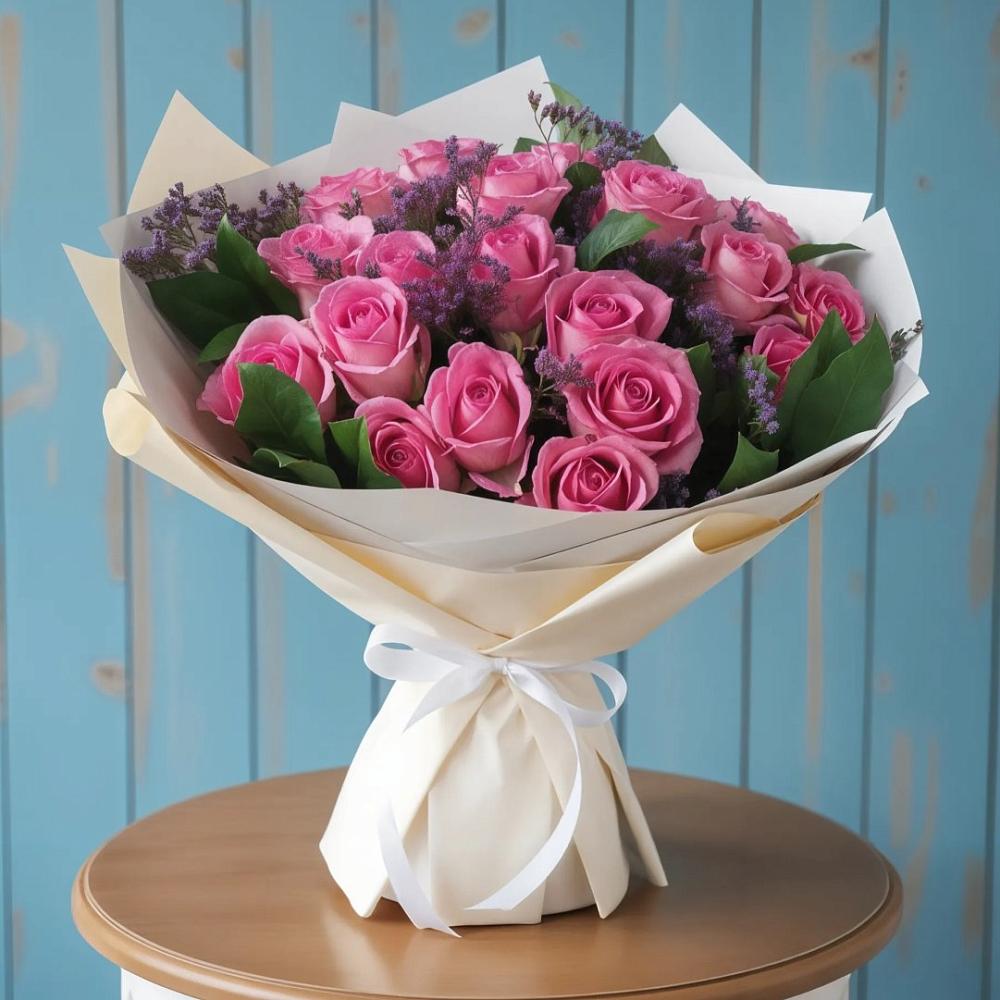 Букет цветов из: Розы в Микуни