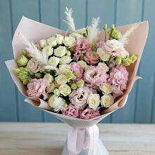 Букет цветов из:  Альстромерии и Розы в Микуни